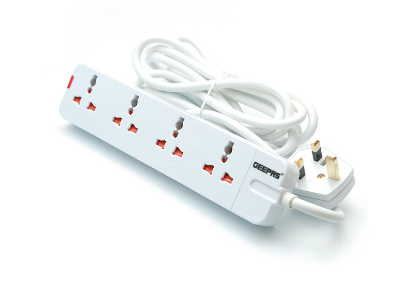 4Way Extension Socket/3M/13A 1X24