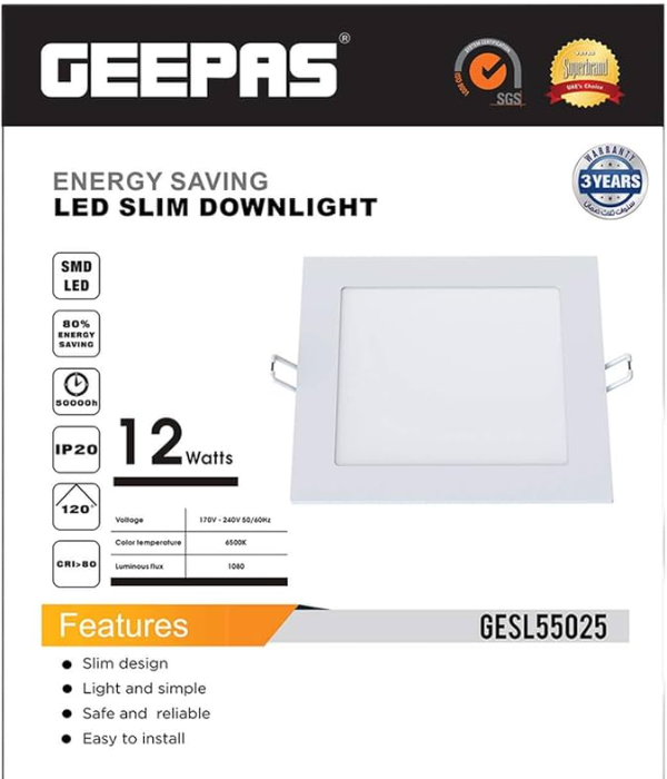 Energy Saving Led slim Downlight/12w1x30