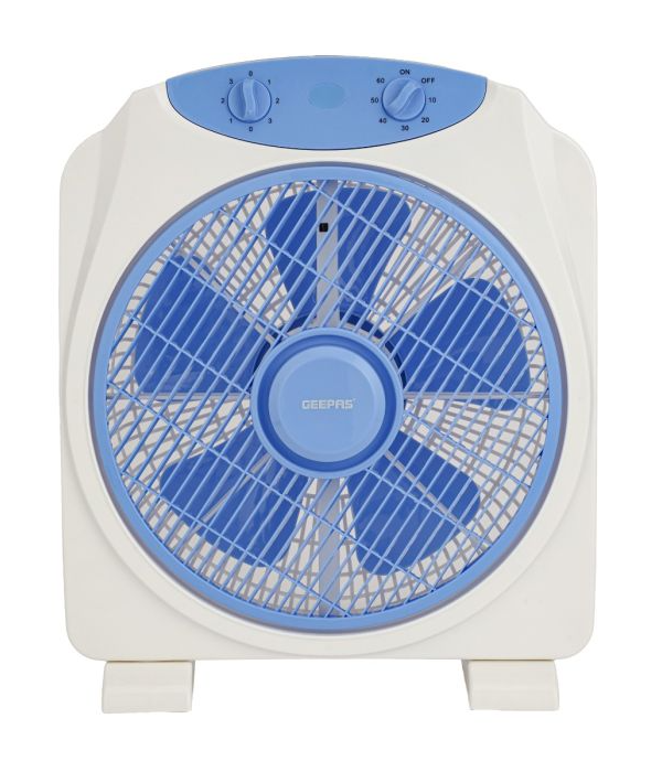 12" Box Fan/3 Speed/60 Minut Timer1x4
