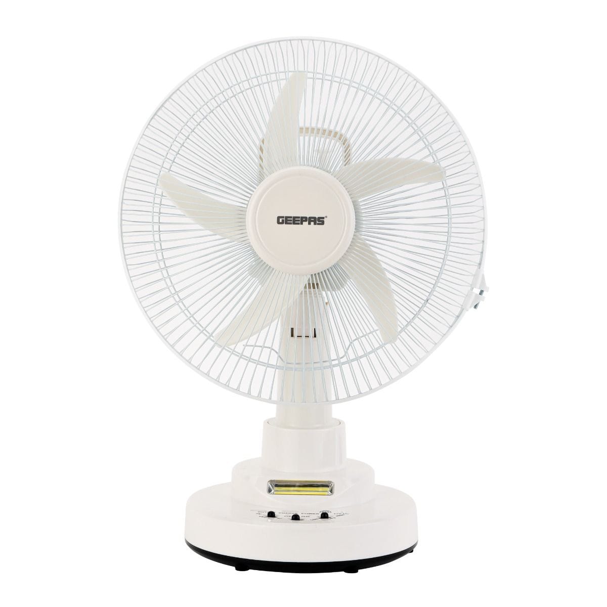 Rech 12"Oscillation Fan/Ledlight/6Hrs1X3