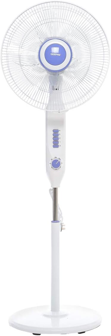 16"Stand Fan/5Leaf/4Spd/Osclt/60M Tim1x2