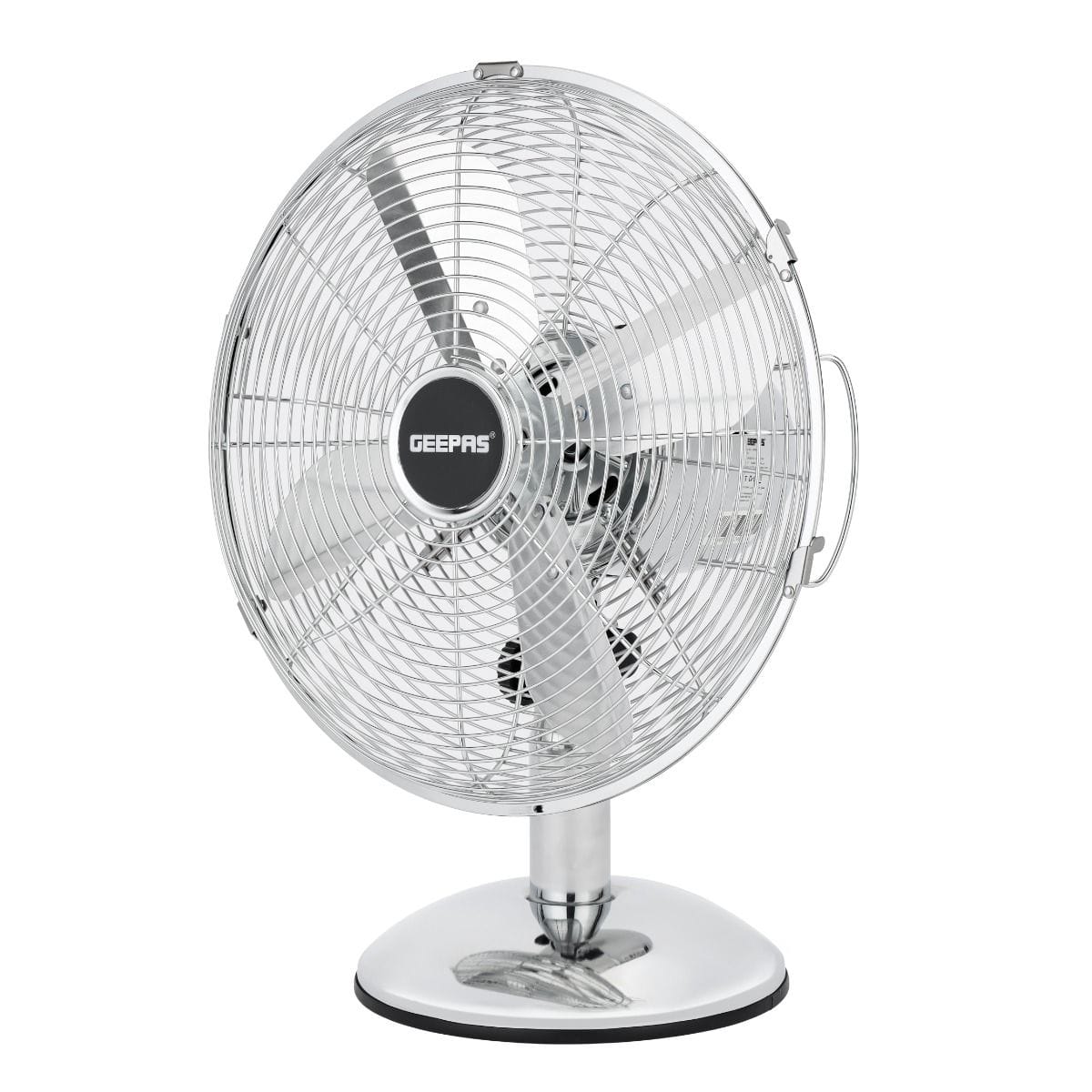 12" Metal Table Fan/Oscl/3 Speed 1x3