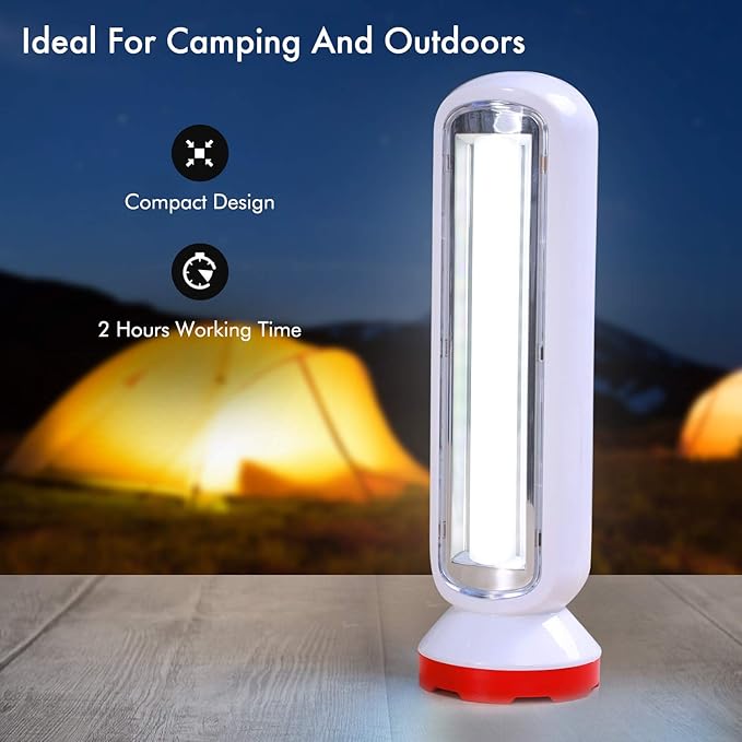 Rech Led Torch Wth EmrgnyLntrn/16Led1x40