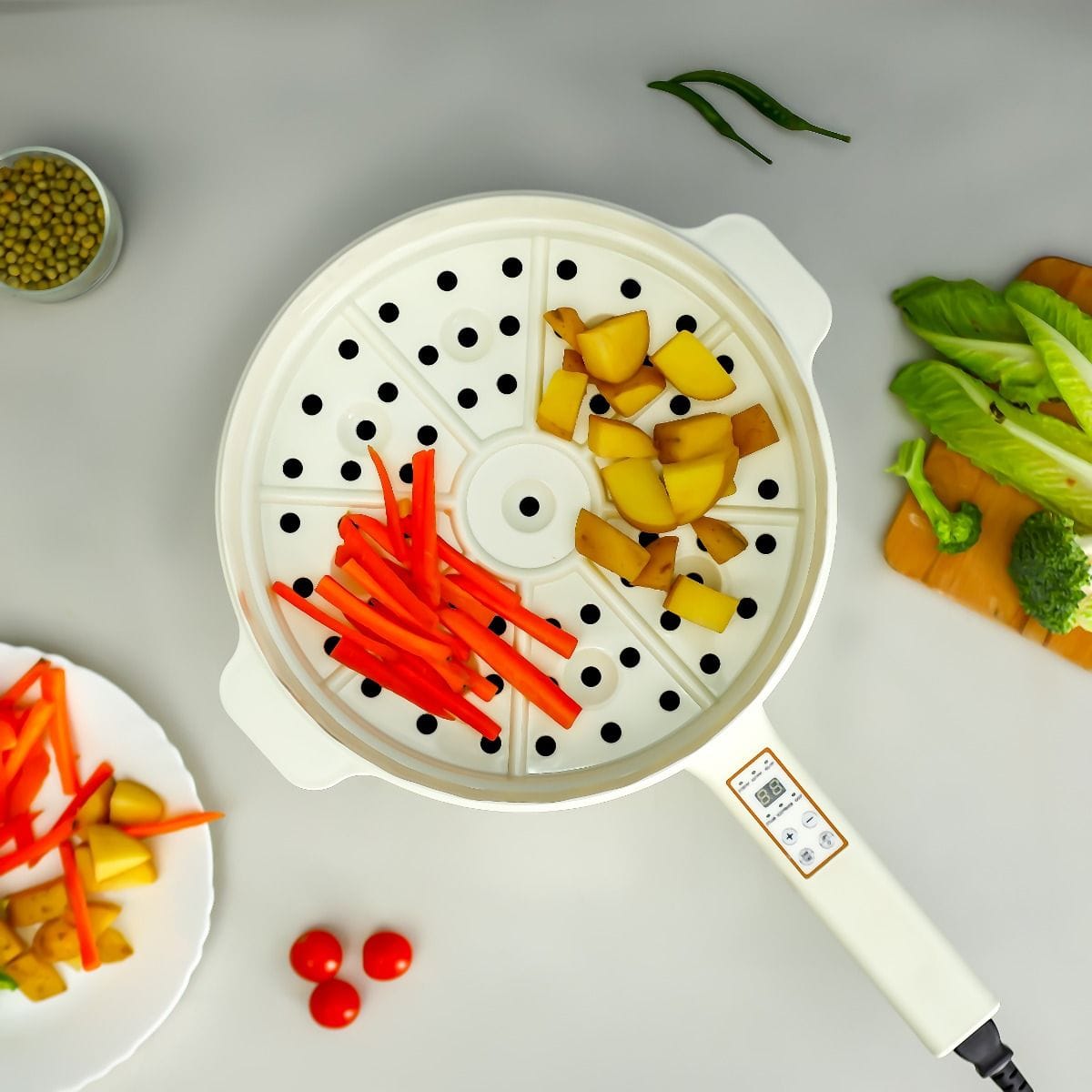 Electric Frying Pan/Teflon/1X6