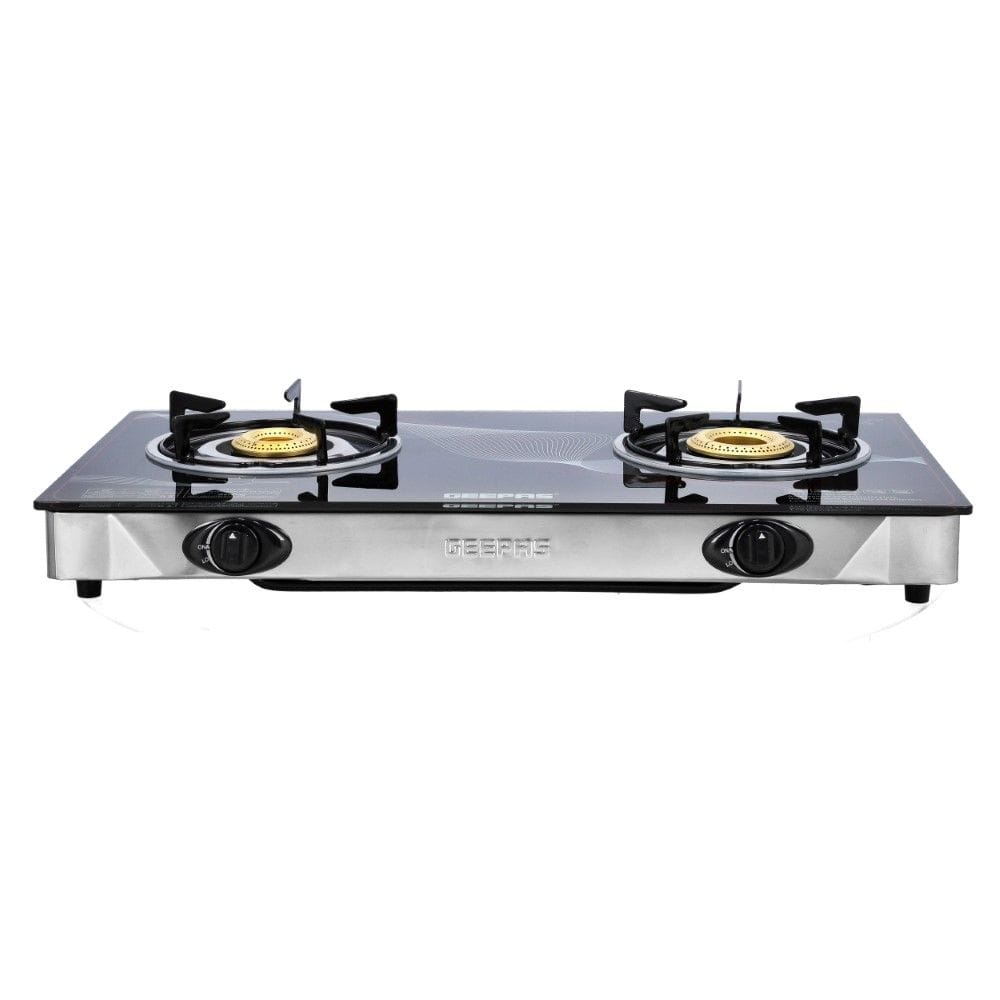 Double Gas Burner/Glass 1x1