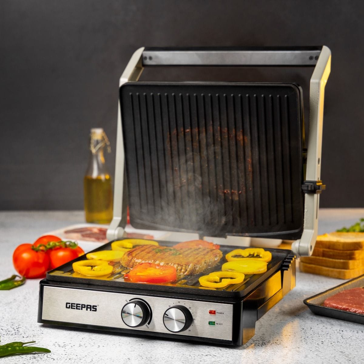 S/S Grill Maker 2000W 1x2