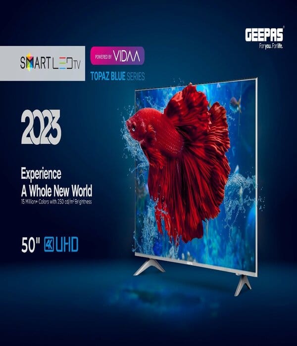 50’’ 4K UHD Smart LED TV, VIDAA