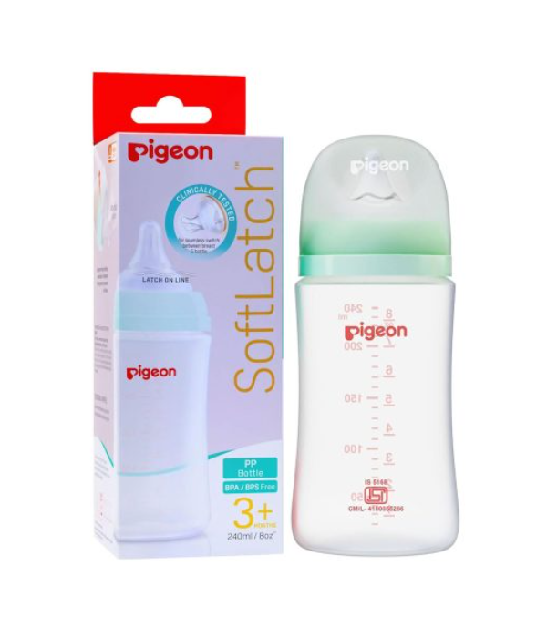 Softouch WN3 Nursing Bottle Plastic 240ml (NEW)