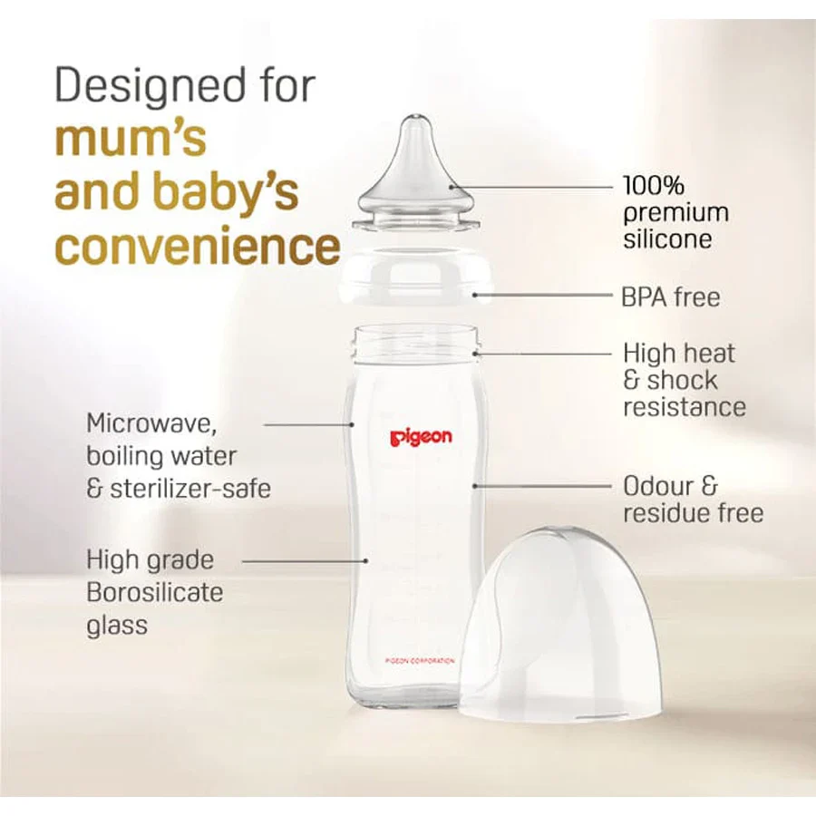 GLASS BOTTLE WN 240 ML PLAIN