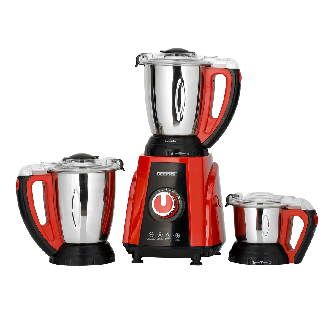 3In 1 Mixer Grinder/750w-India 3spd 1x2