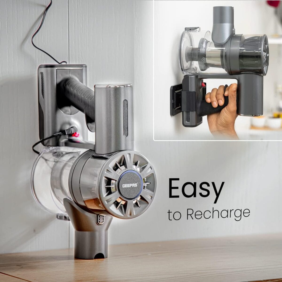 Rechargeable Cordless Vacuum Cleaner 1x4