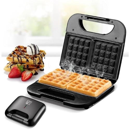 2 Slce NonStick Amercan Wafle Makr/1X4