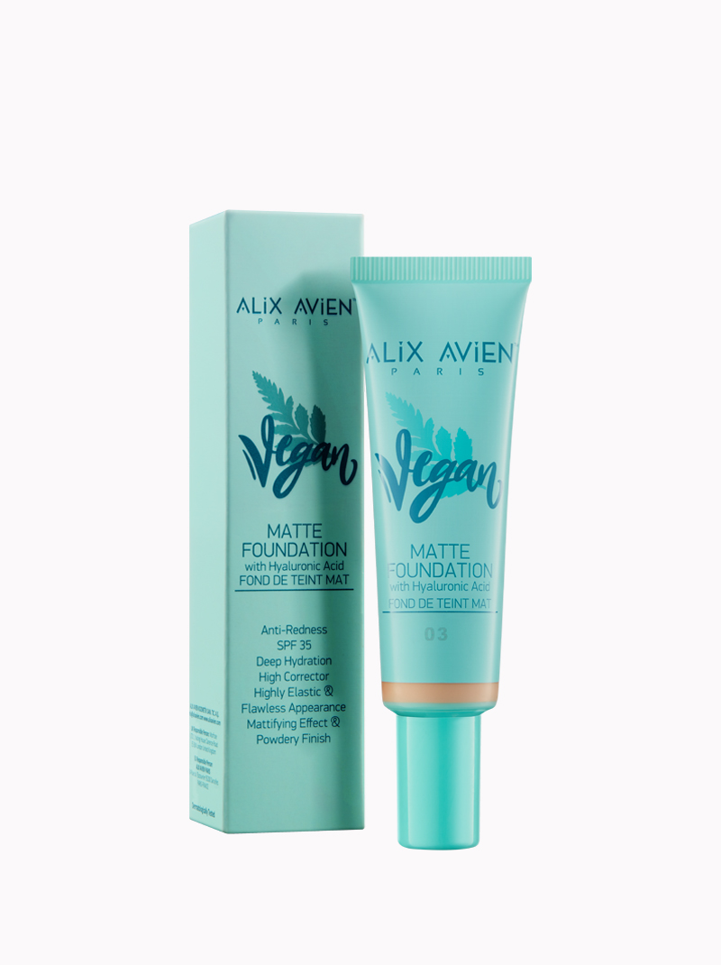 Alix Avien Vegan Matte Foundation With Hyaluronic Acid - Shade - 3
