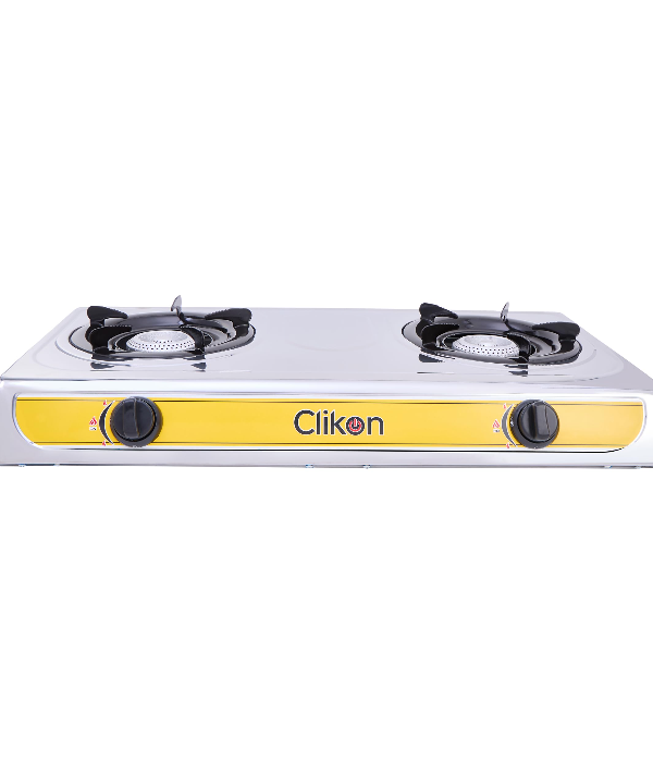 2 BURNER STAINLESS STEEL GAS STOVE