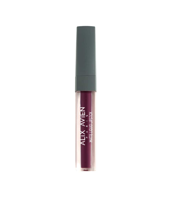 Alix Avien Matte Liquid Lipstick - Shade - 518 Burgundy Plum