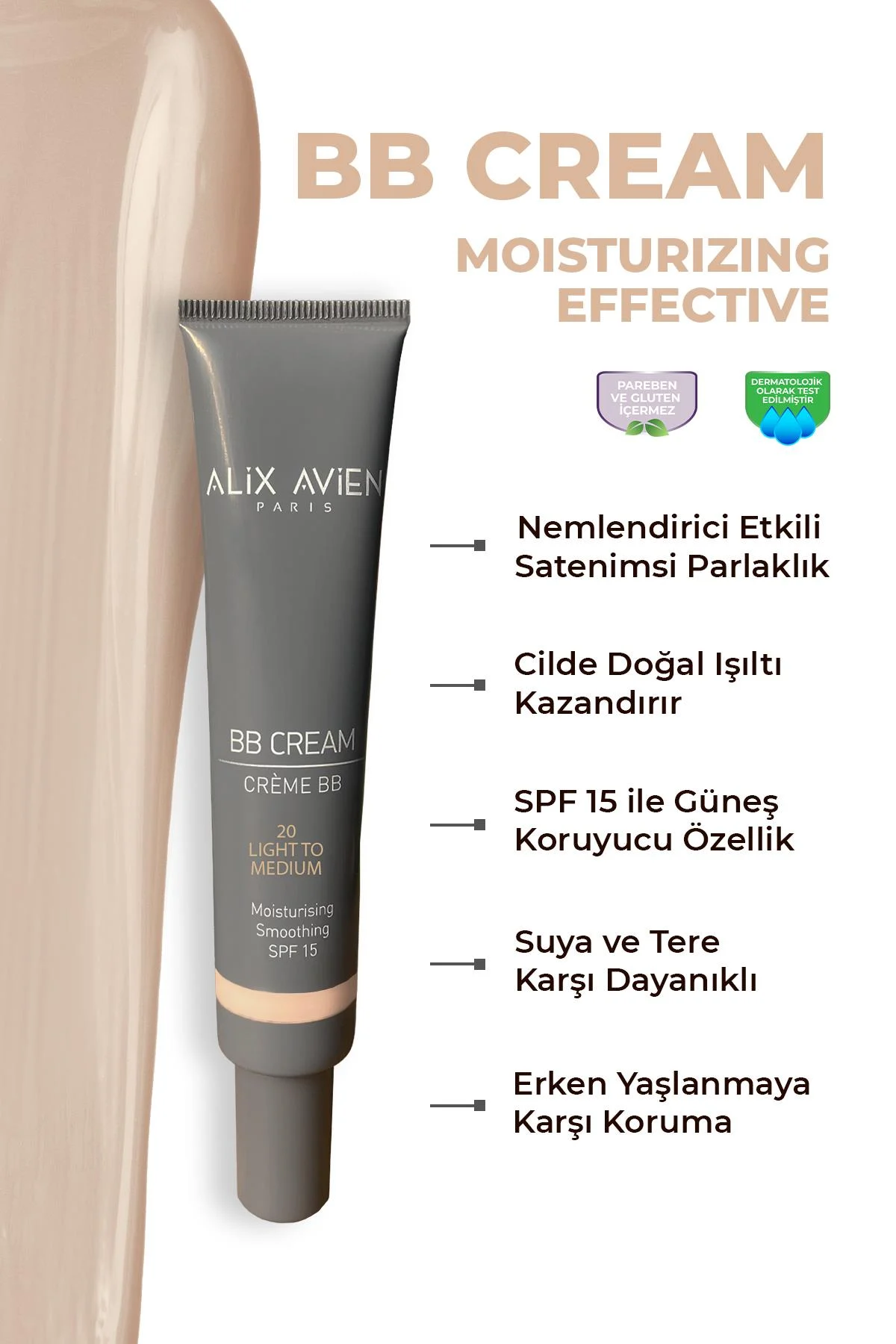 Alix Avien BB Cream - Shade - 20 Light To Medium