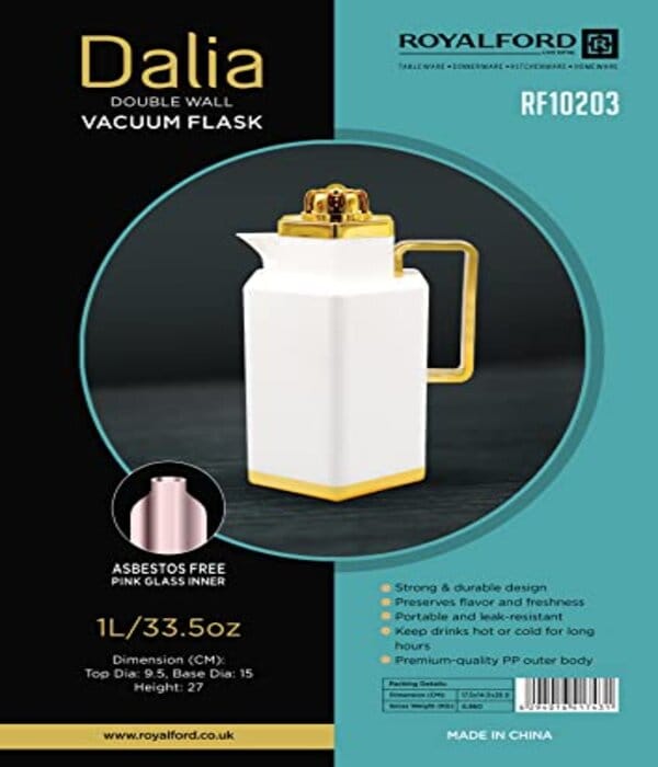 1.0L Dalia Doublewall Vacuum Flask1X12