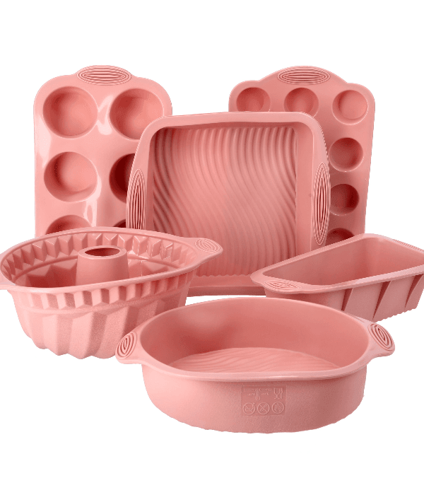 6pc Silicone Bakeware Set1X8