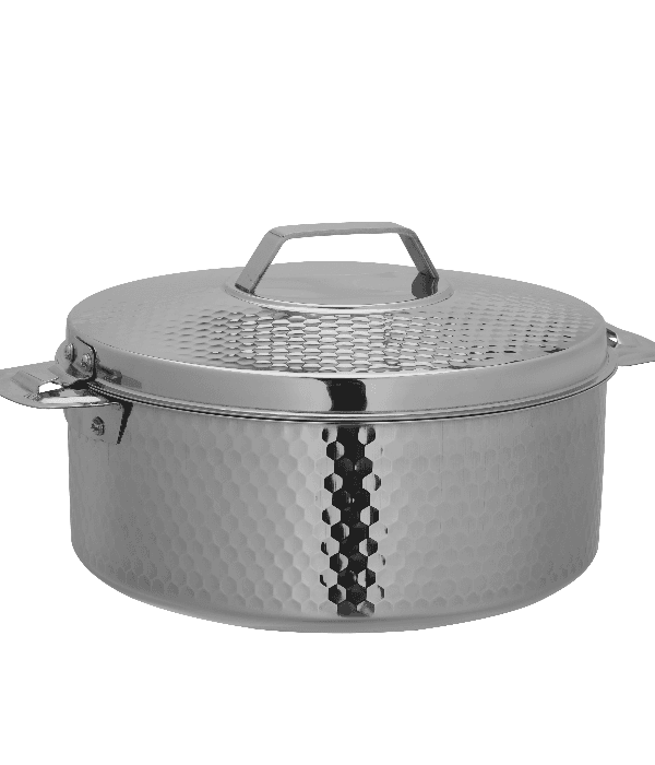 Reeva Hammered SS Hot Pot 3500ML1x6