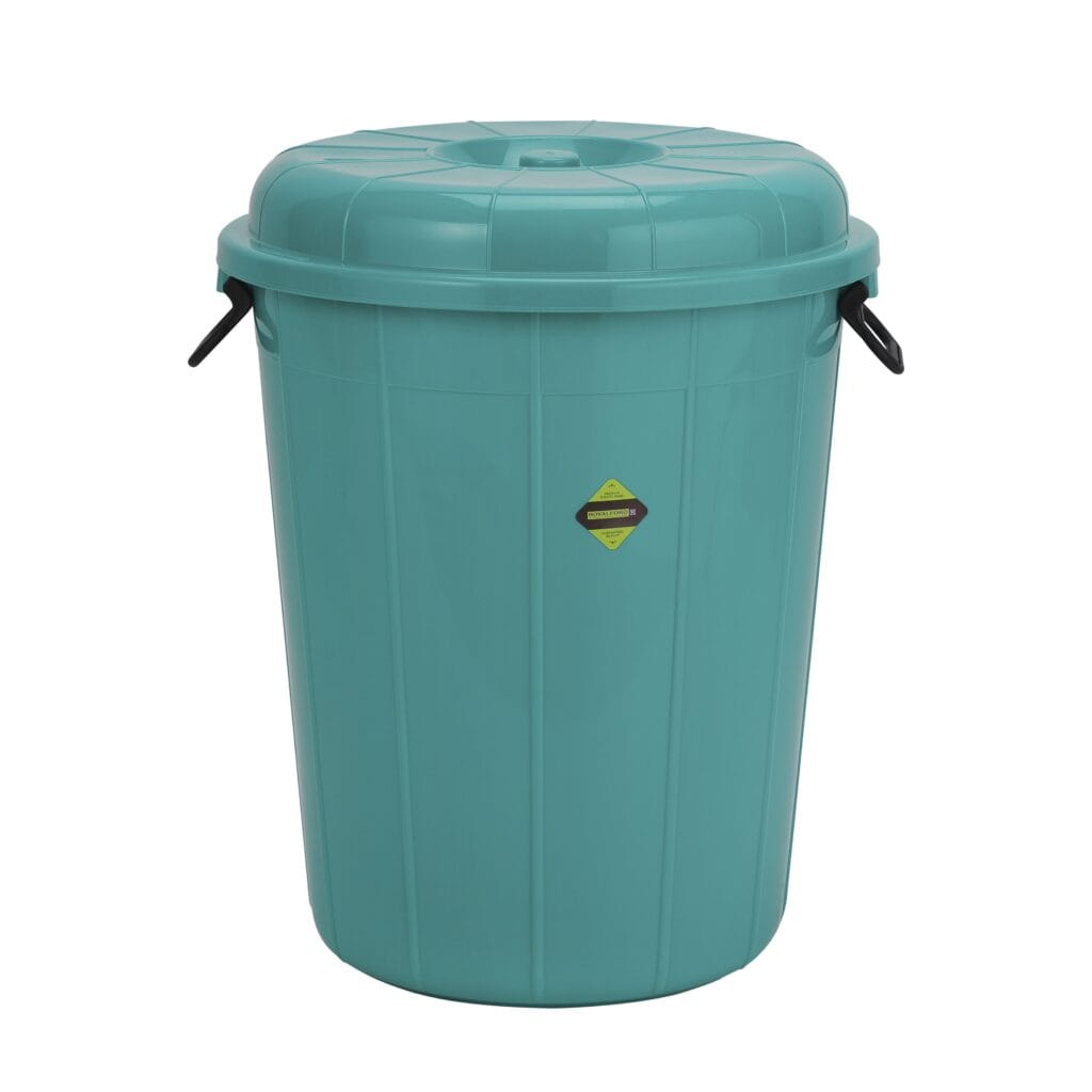 100Ltr Plastic Drum Bucket with Lid 1X34