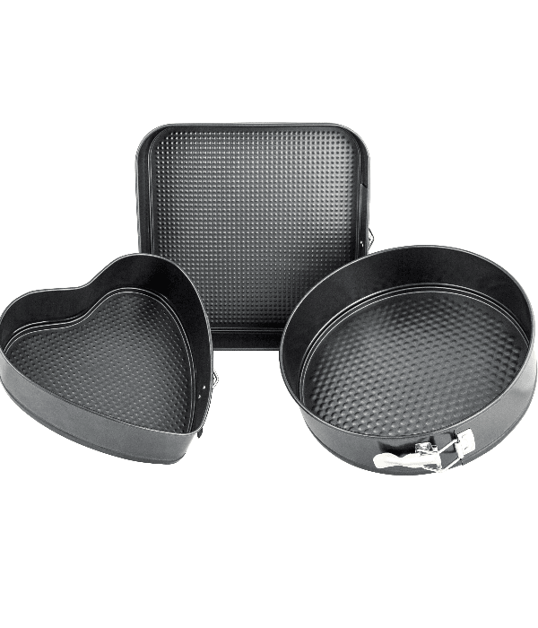 3Pc Springform Setround+Heart+Square1X12