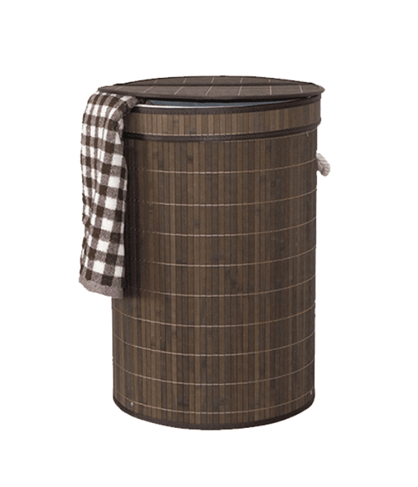 Royalford Foldable Bamboo Hamper Round