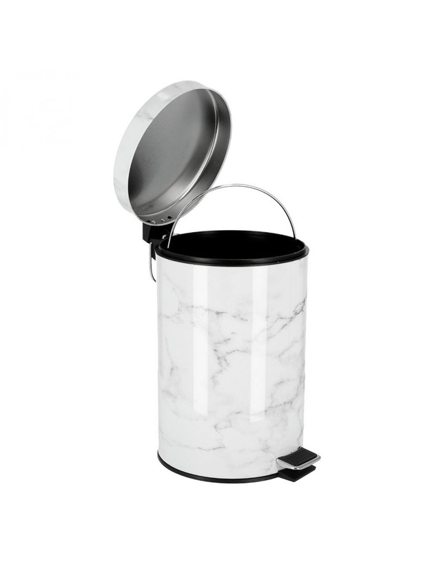 12Ltr Marble Design Dust Bin 1X4