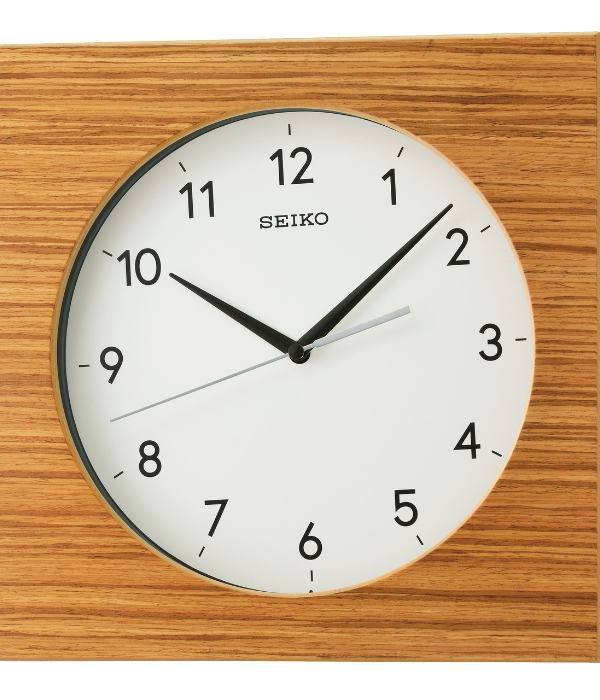 Seiko Wooden Wall Clock QXA766BL