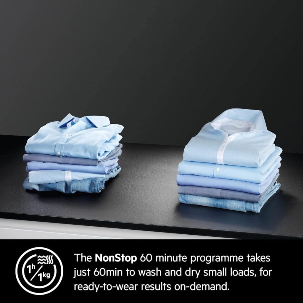 AEG-Freestanding Washer/Dryer, 8kg/6kg 1600 rpm, Condense Dryer, LCD Display Dim: H850 x W600 x D605 mm MADE ITALY