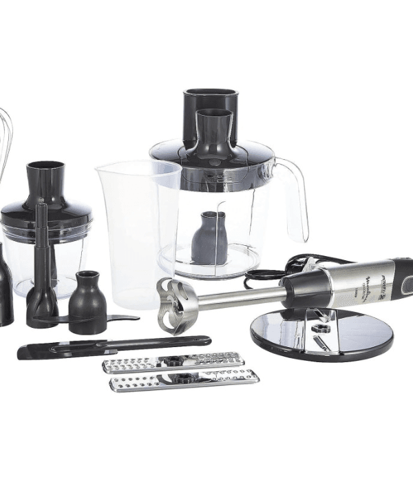 MOULINEX HAND BLENDER + CHOPPER BOWL, 1000 WATS, 4 BLADES