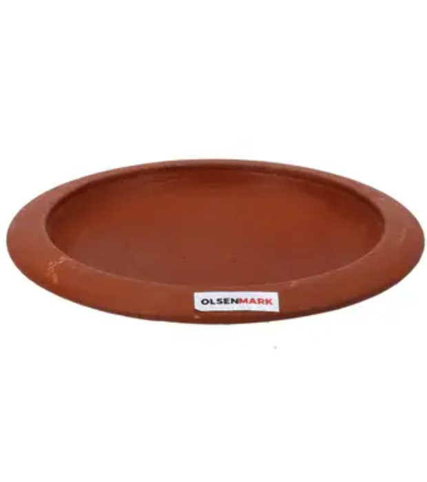 Traditional Cookware Clay Tawa 23cm1x12