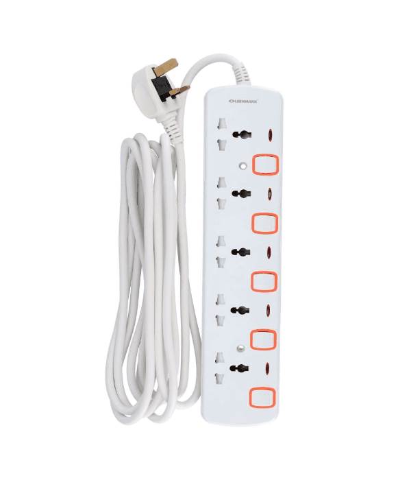 5 Way Extension Socket/ 4M 1X24