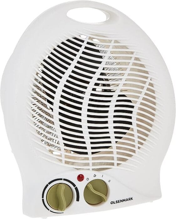 Fan Heater/2 Heat Setting/Temp Contrl1x8