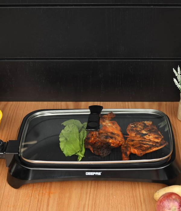 Ind ElecBarbqGrill /1600W/Tem Cntrl 1x3