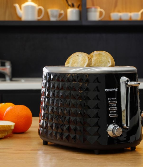 2Slice BreadToaster/Crumbtray/7settig1x4