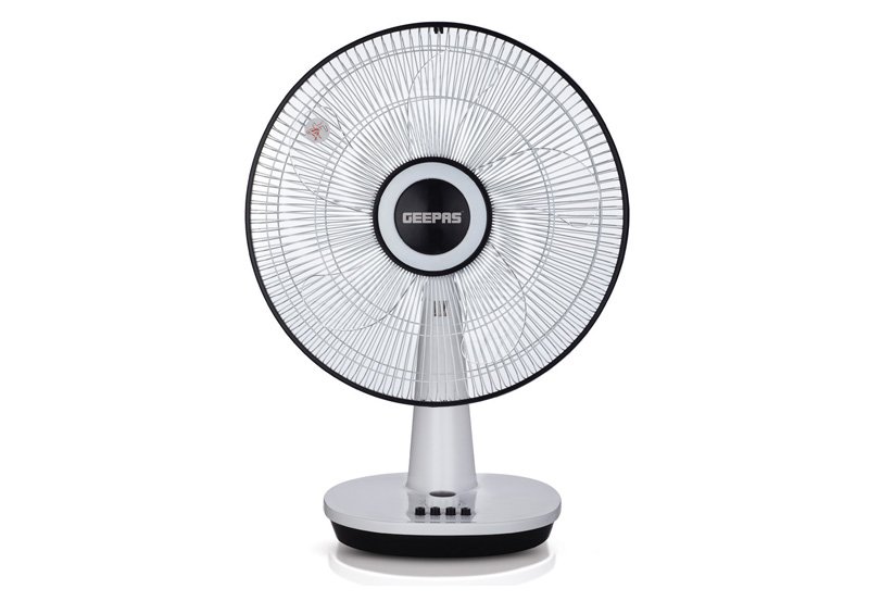 16"Table Fan/5Leaf/3Spd/Oscltn/60MTim1x2