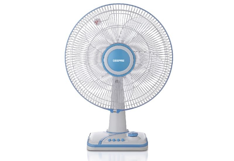 16"Table Fan/5Leaf/60Mnt Tim/Osc/3Spd1x2