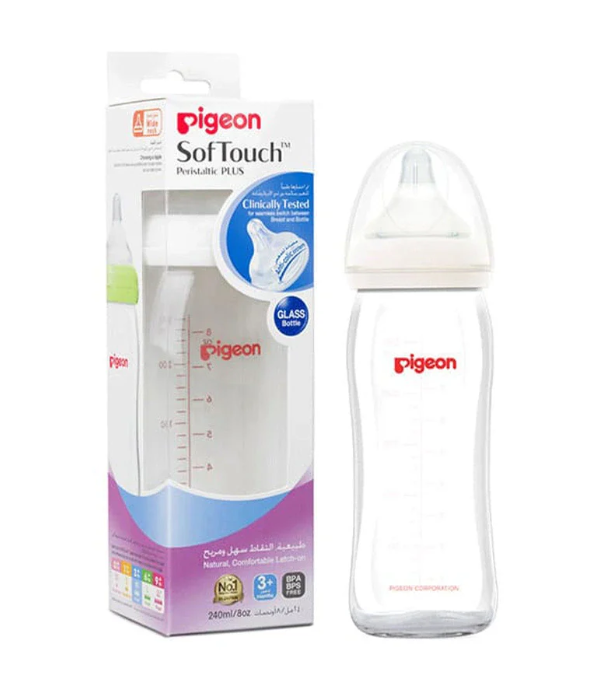 GLASS BOTTLE WN 240 ML PLAIN