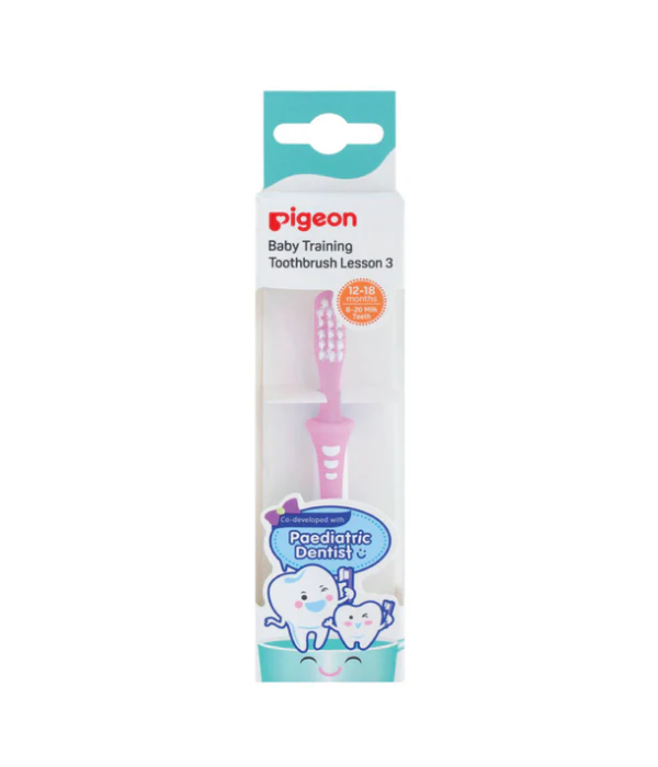 TRAINING TOOTH BRUSH LESSON-3 PINK (ENG/ARB)