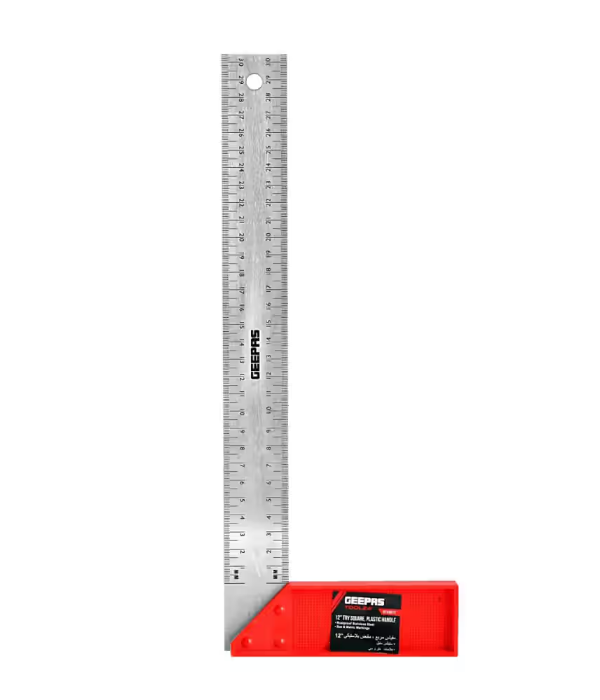 Try Square 12" Plastic Handle 1X36