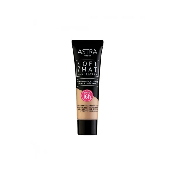 Astra Soft Mat Foundation - Shade - Honey