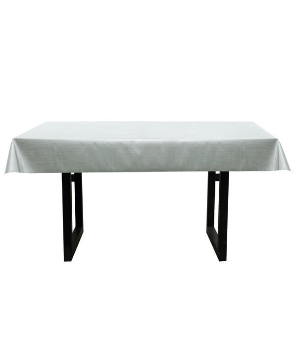 20Mtr Metalic Silver Table Cloth1X1
