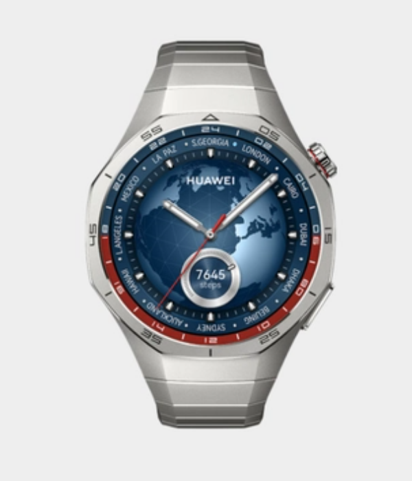 HUAWEI WATCH GT 5 PRO 46MM TITANIUM – TITANIUM FLUOROELASTOMER STRAP