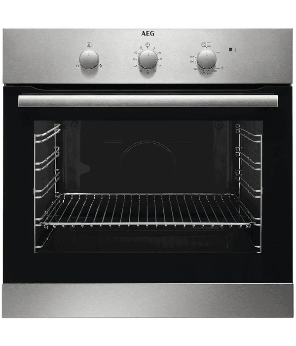 AEG- BUILT IN GAS OVEN GRILL ,70LTR TURNSPIT ,LIGHT  50-60HZ  220-240V, H*W*D :  60*60*56 CM  MADE ITALY