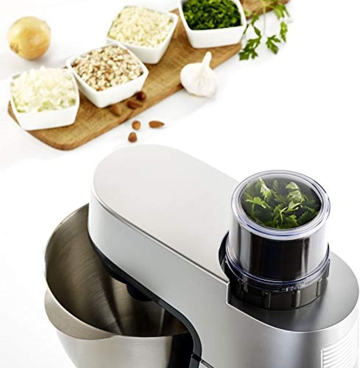 MOULINEX KITCH MACH/STD MIXER,MC Gourmet Silver, 1100W