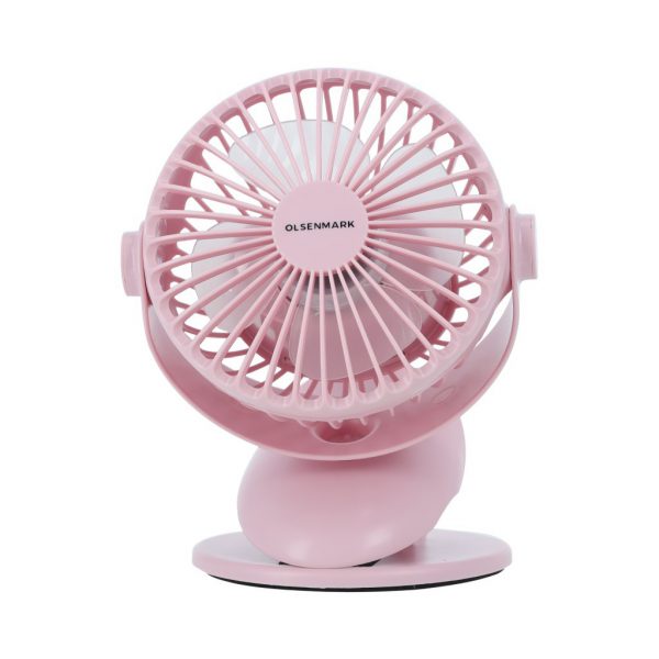 6" Rechargeable Mini Clip Fan 1x60