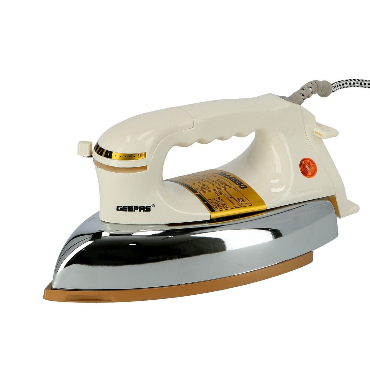 Dry Iron/Non-Stick Teflon Soleplate 1x6