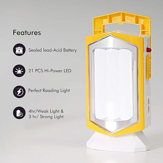 Rech Led Lantern/24*0.2W/4Hrs 1x80