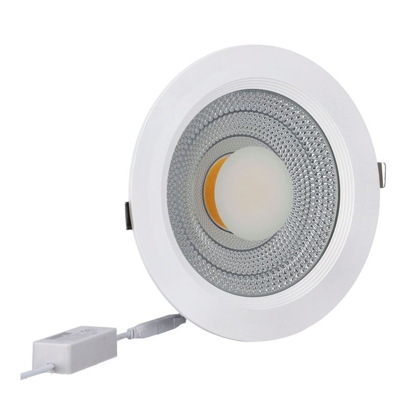 25W COB Downlight/6500K 1x20