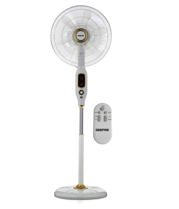 16"Stand Fan/3Spd/Oscltn/12Leaf/Rmt1x2